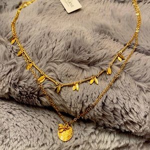 NWT- Honey Bee Gold Necklace